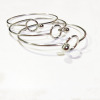 Adjustable bracelet suitable for men and women stainless steel for beloved, simple and elegant design