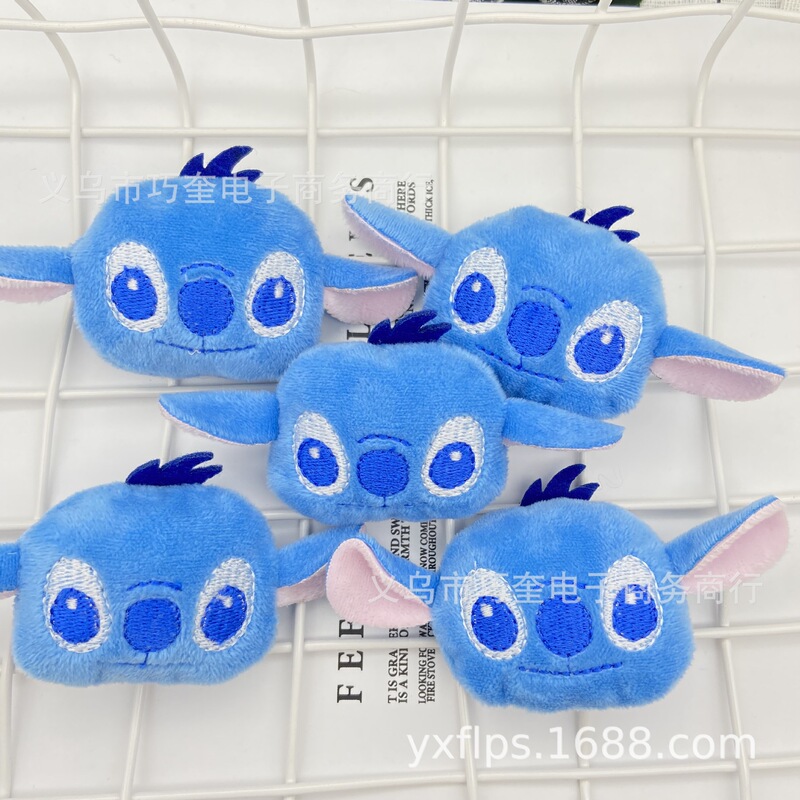 Cute Stitch Cartoon Head Children's Clothing Cloth Sticker Crown Five-Star Clothing Accessories Decorative Accessories Factory Outlet