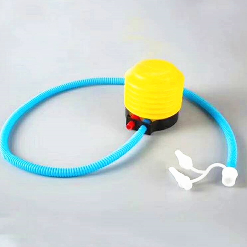 工厂批发脚踩打气筒瑜伽球气球充气泵便携不倒翁玩具游泳圈充气筒