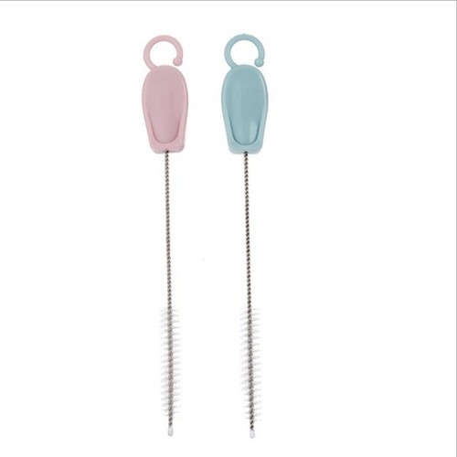 Infant straw brush, bottle brush, baby straw cleaning brush, 2 packs individually packaged