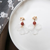 Ear clips, fashionable small earrings, no pierced ears, internet celebrity, simple and elegant design