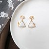 Ear clips, fashionable small earrings, no pierced ears, internet celebrity, simple and elegant design