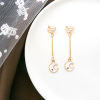 Ear clips, fashionable small earrings, no pierced ears, internet celebrity, simple and elegant design