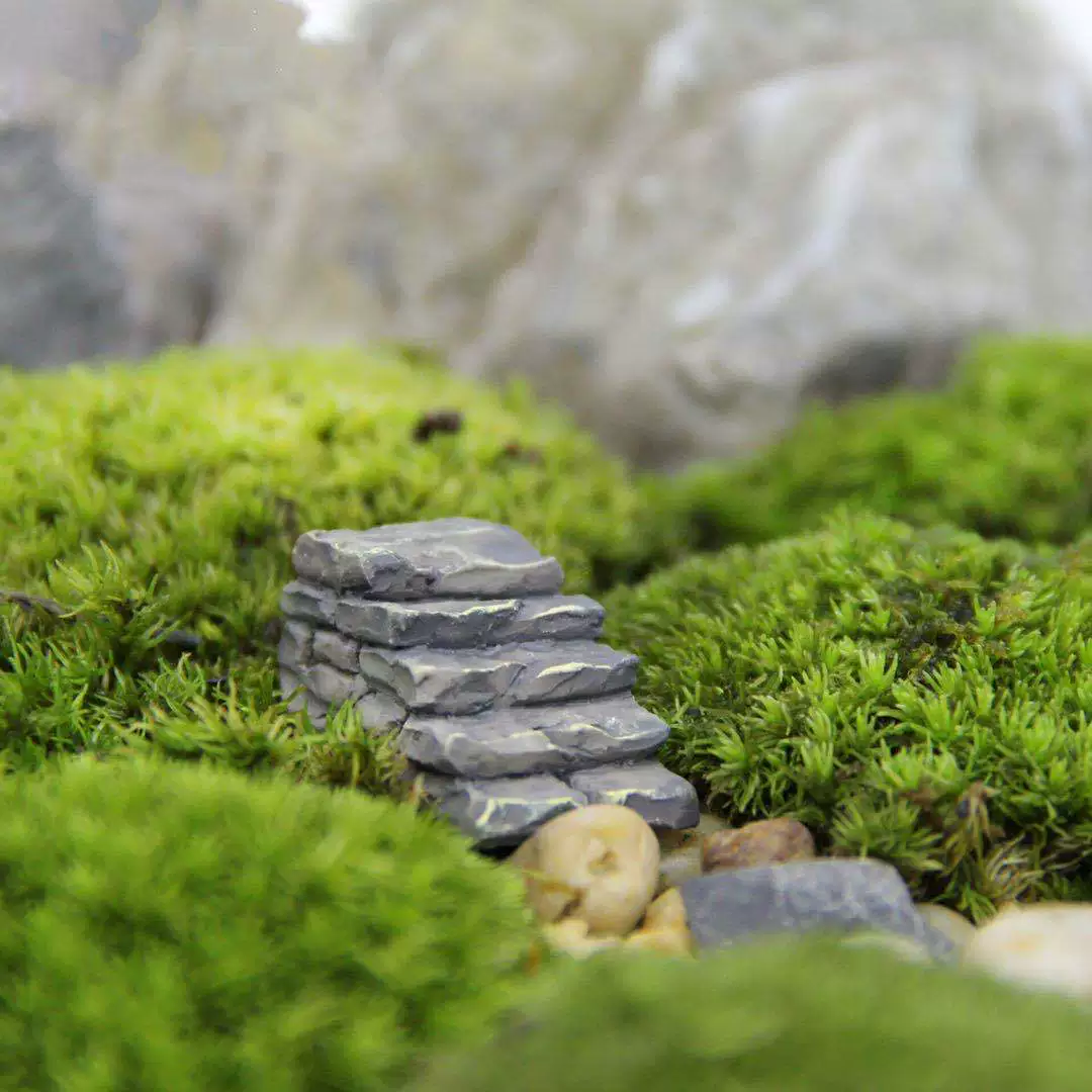 Каменная ступень Steps Polynuts лестница Starts Stairs Motor Micro Landscape Землеписец Resin Crafts Swing