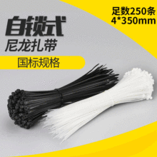 尼龙扎带塑料线带易拉得白色捆自锁式捆束线彩色捆nylon cable ti