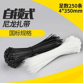 尼龙扎带塑料线带易拉得白色捆自锁式捆束线彩色捆nylon cable ti