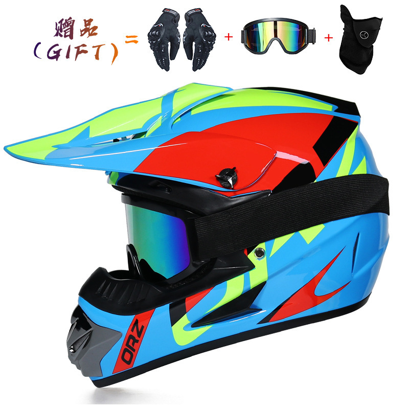 Cross-border foreign trade downhill DH off-road AM Mountain bike full helmet riding helmet MX full helmet off-road DOT certification