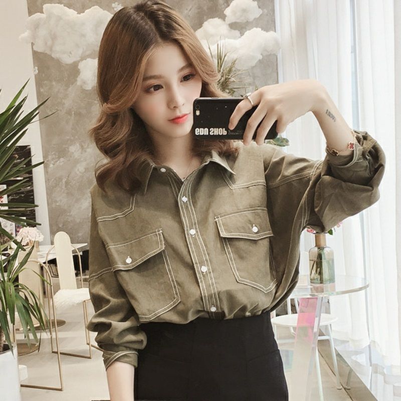 Demi-season autumn shirt