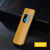 Creative model metal windproof USB electronic doting cigarettes touch induction charging double -sided lighter wholesale