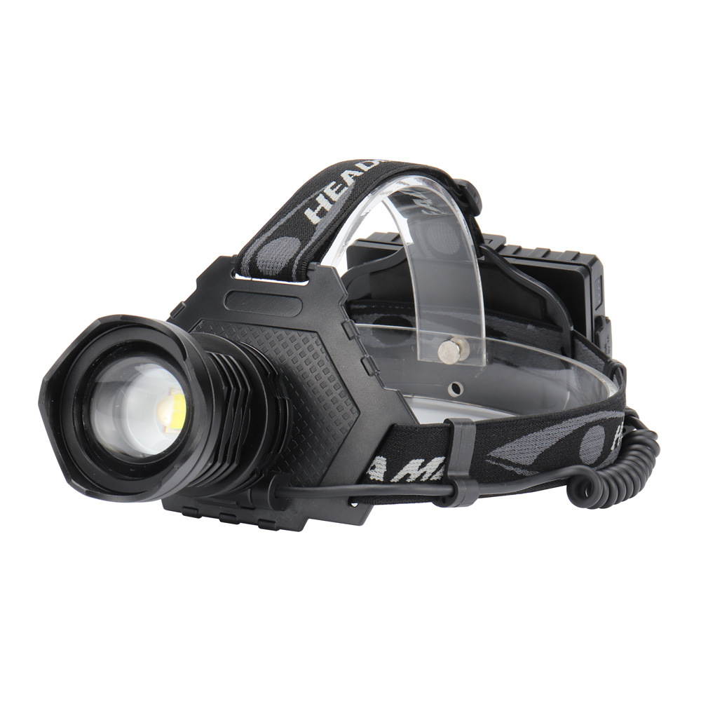 Venta caliente transfronteriza zoom telescópico 3 18650 batería P70 fuerte luz faro LED iluminación al aire libre faro reflector