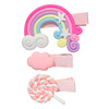 Children's rainbow cute hairgrip, hairpins, accessory