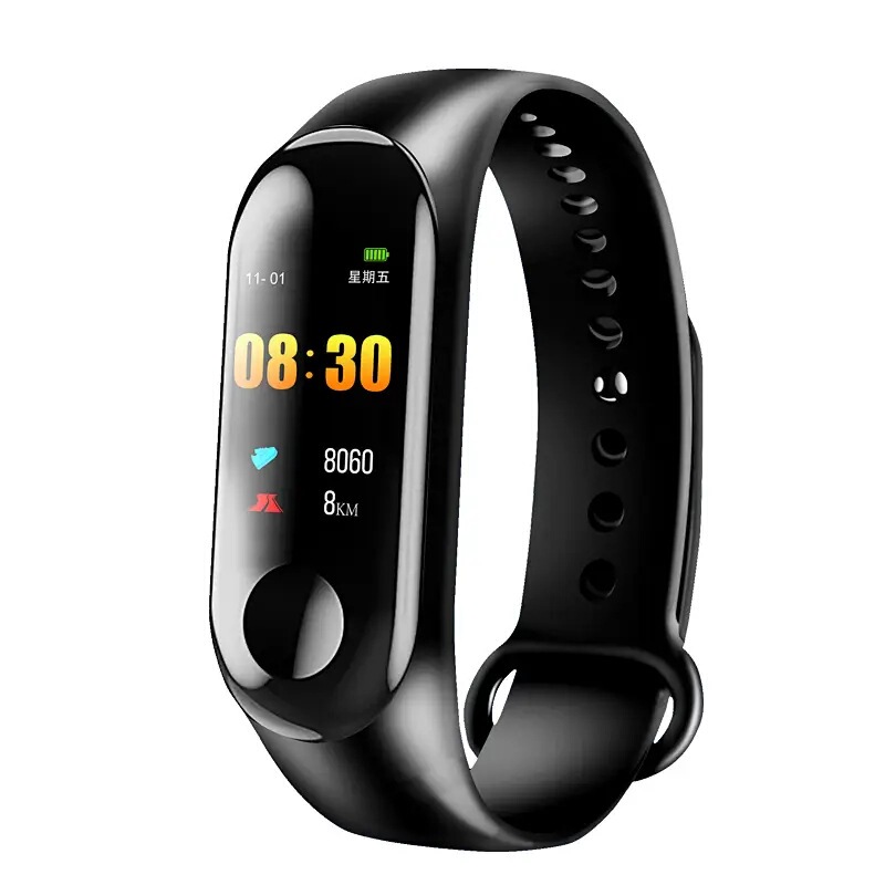 M3 Color Screen Smart Bracelet Heart Rate Blood Pressure Blood Oxygen Monitoring Bluetooth Sports Pedometer Gift Factory Direct Wholesale M3 Color Screen Smart Bracelet Heart Rate Blood Pressure Blood Oxygen Monitoring Bluetooth Sports Pedometer Gift Factory Direct Wholesale