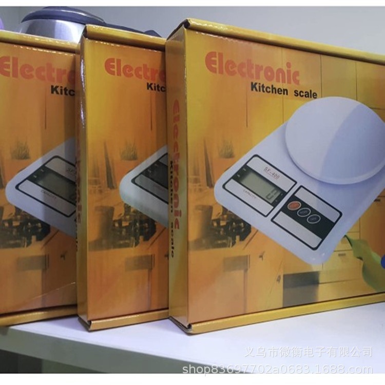 Escala de cocina electrónica, escala de plástico, escala de horneado SF400, escala de cocina electrónica, ganancias comerciales externas, 3% de suministro directo de 10kg