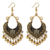 Fashionable retro classic earrings, ethnic accessory, European style, India, ethnic style, wholesale