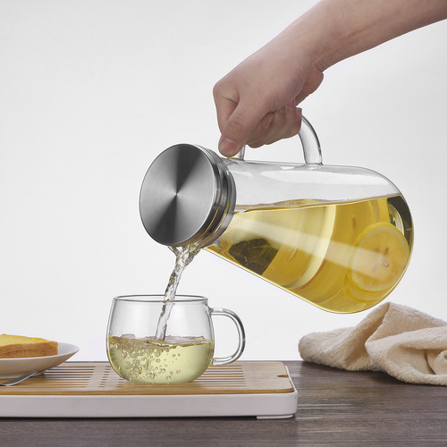Duckbill ice kettle, hot glass kettle, household cold kettle, can be equipped with cold kettle set, large capacity kettle water set