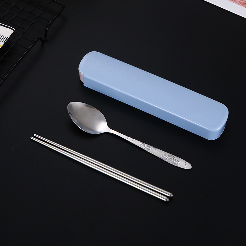 노르딕 블루 # 패턴 숟가락 젓가락