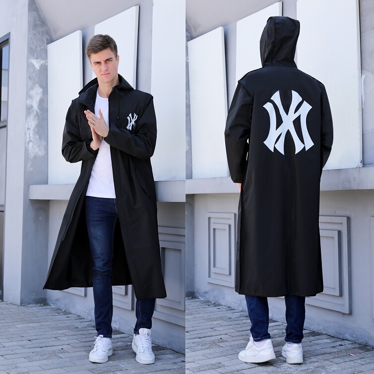 Raincoat Men's Fashion Trendy Internet Popular Plus Size Long Raincoat Women's Adult Hiking Raincoat Coat Riding Poncho