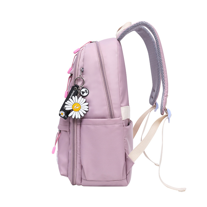 Estilo coreano escuela mochila mujer estudiante universitario moda mochila estudiante de secundaria mochila de gran capacidad