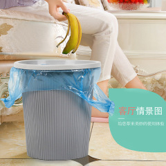 100 pieces of disposable plastic garbage bags for home and office, punctured type, thick back garbage bags