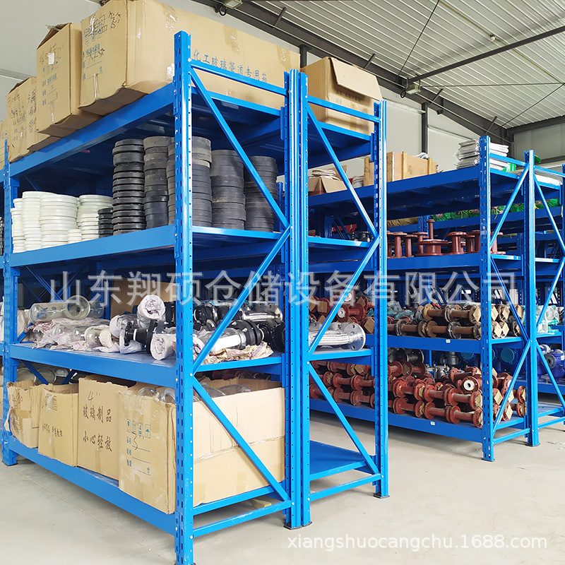 翔硕供应仓储货架库房中型仓储货架中型货架尺寸规格