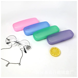 厂家定制磨塑料眼镜盒熊猫印花款眼镜收纳盒可印logo个性定制便携