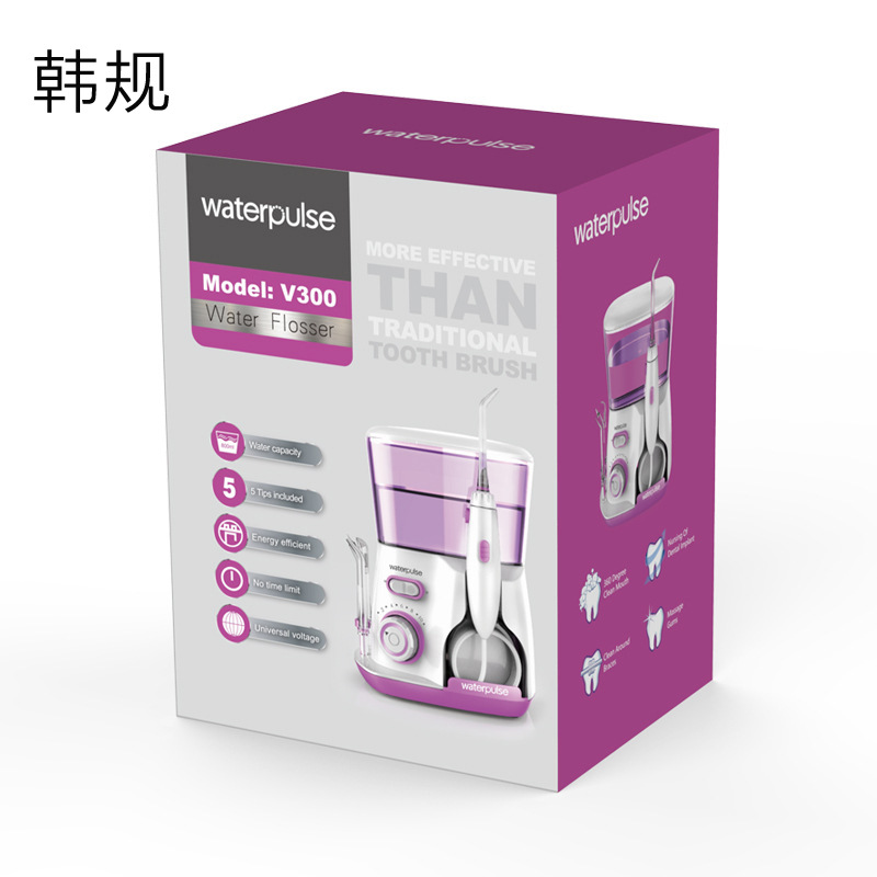 Irrigador dental eléctrico Waterpulse para limpieza bucal hogar transfronterizo Amazon