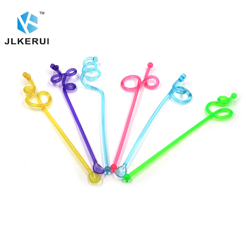 Palo DE ARTE acrílico creativo cóctel palo espiral revolviendo palo jugo leche té bebida palo decorativo palo de café