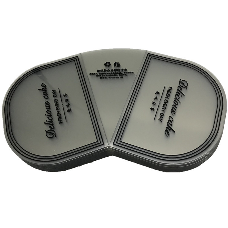 Triangle Mousse Pad Cake Roll Hard Edge Transparent West Point Holder Melaleuca Cut Cake Edge Baking Package