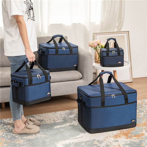 Cross-border special supply large-capacity insulated box, thickened insulated bag, waterproof picnic bag, outdoor ice bag, meal delivery take-out box