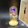 Тёплый свет (натуральное дерево, золотисто-фиолетовый)