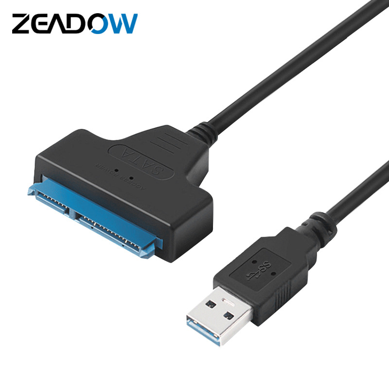 2.5-pulgadas de disco duro Cable de disco fácil USB 3,0 a SATA III de estado sólido soporte de cable adaptador de caja de disco duro UASP 2TB