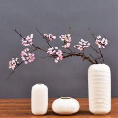 Zen simulated cherry blossom rattan branches home decoration realistic small broken flowers dried branches tea room artificial flower ornaments simple flower arrangement