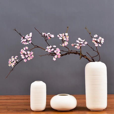 Artificial Cherry Blossom Vine Branches for Home Decoration, Dried Branches for Tea Room Ornaments, Flower Arrangement Props, Small Floral Branch Decorations