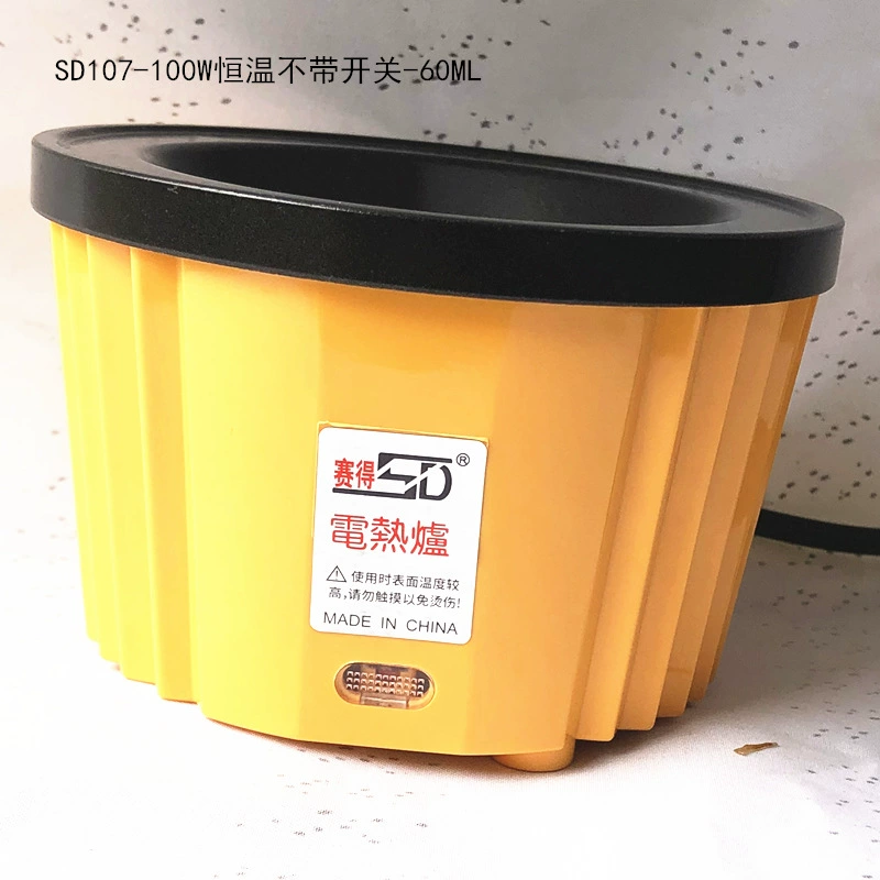 Печь горячего расплава с постоянной температурой Слипчивая без переключателя 100В Саед SD-107 горшок PTC Sol
