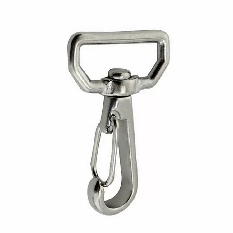 Вращающийся крюк из нержавеющей стали багажная Пряжка рюкзака лямки пружинный крюк простой квадратный петля Универсальный крюк квадратный петля крюк