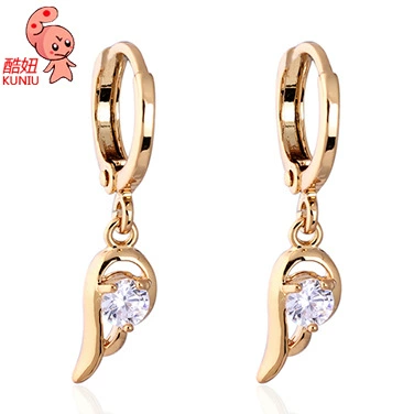 Аксессуар, платиновые серьги с цирконом, Aliexpress, ebay, 18 карат