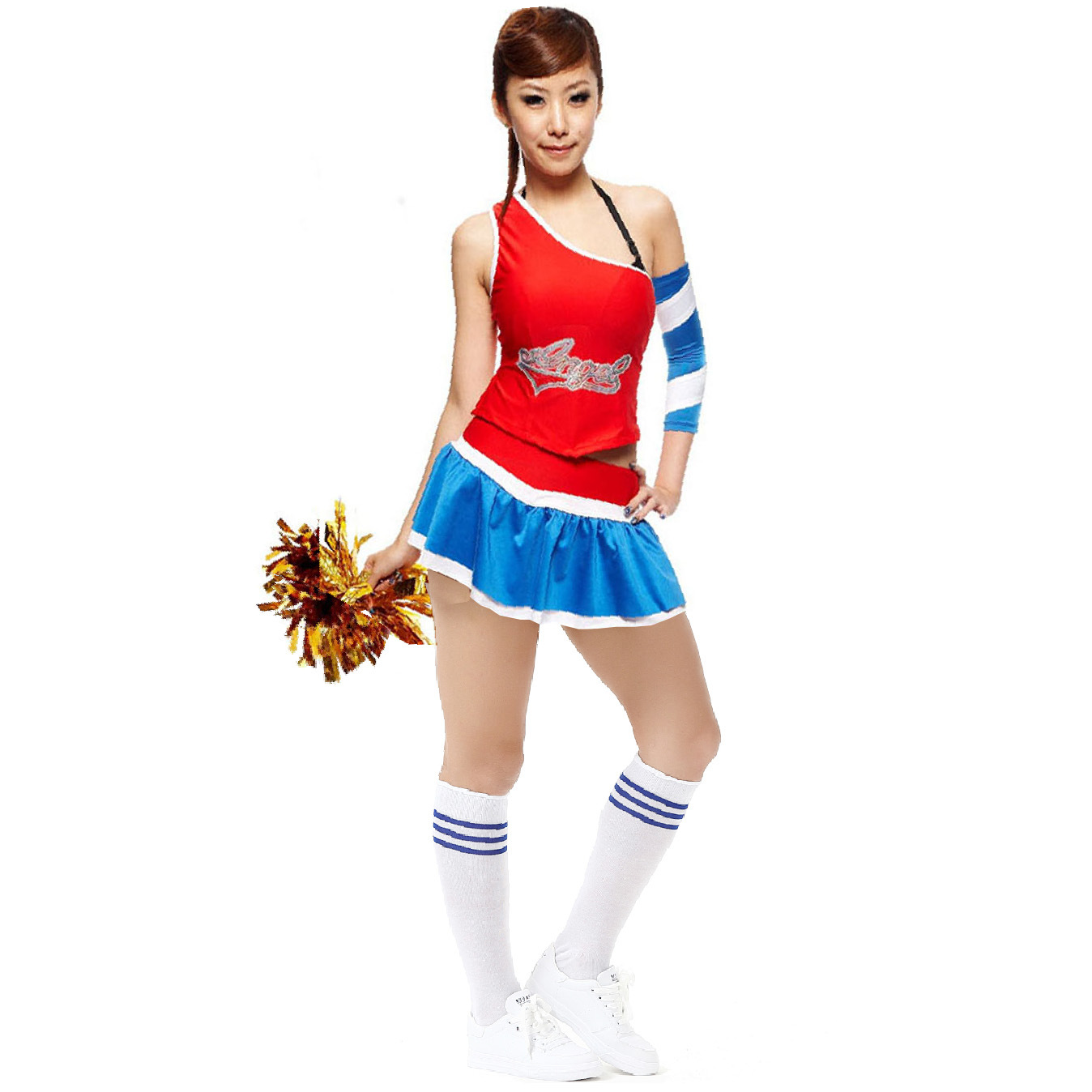 thumbnail image 1 of Disfraces de Halloween 2024 Disfraces de animadoras para presentaciones en el escenario grupal Uniformes de animadoras sexys para bebés Uniformes deportivos escolares Uniformes de animadoras, 1 of 5