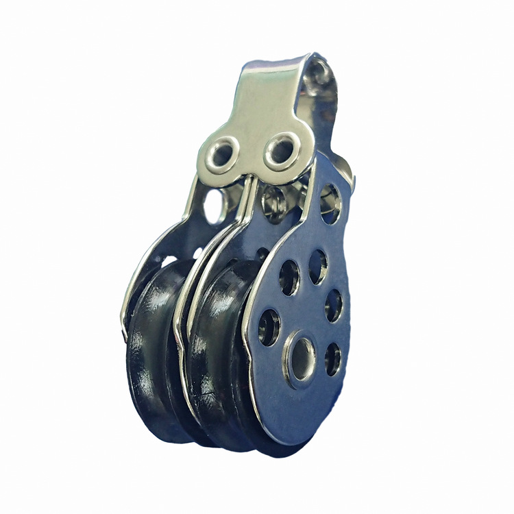 不锈钢尼龙滑轮 帆船滑轮 帆船 游艇滑轮 双排尼龙滑轮