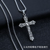 Metal necklace suitable for men and women hip-hop style stainless steel, pendant, accessory, Korean style