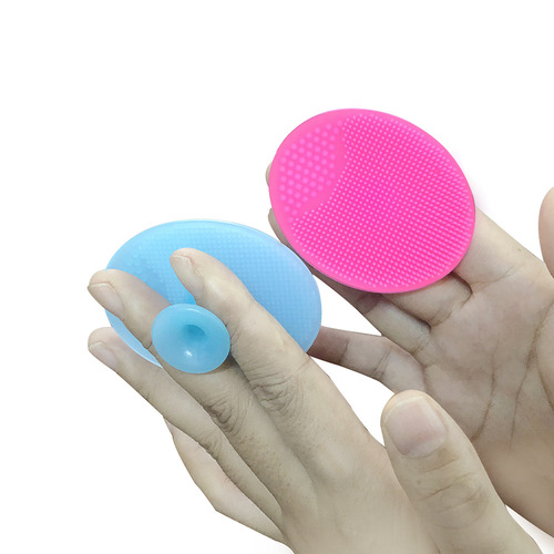 Baby hair wash silicone refresh new infant children bath supplies set scrub bath mud sponge mat wipe set