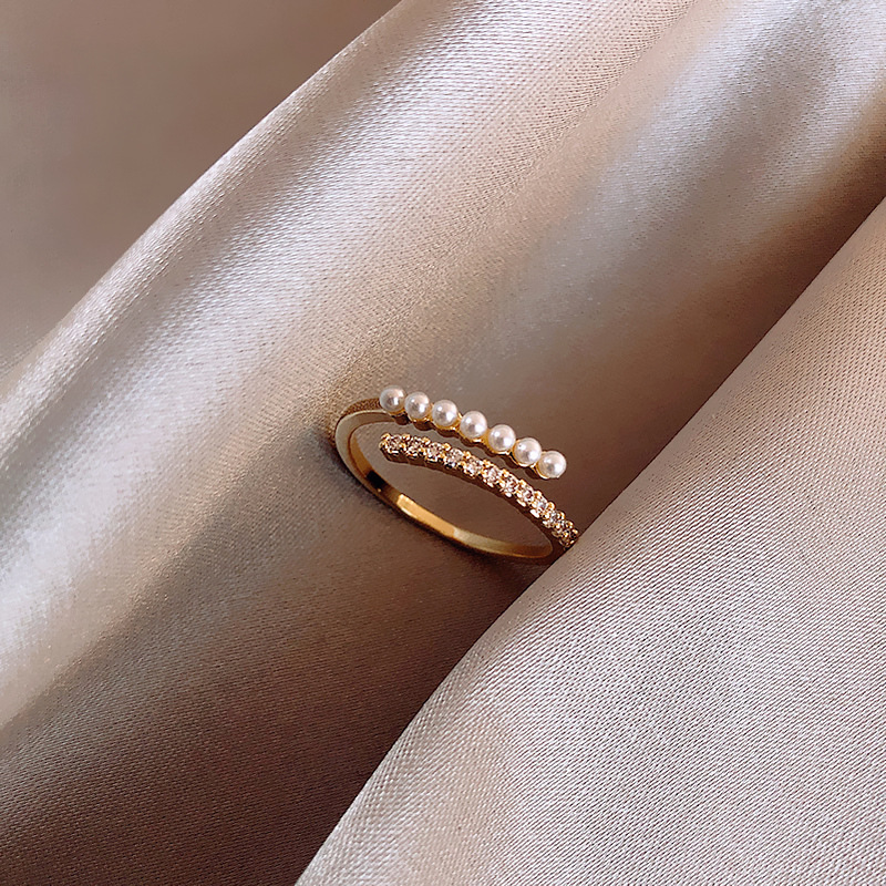 Baroque Pearl Index Finger Design Joint Women's Personality Fashion Simple Ring_voghion.com