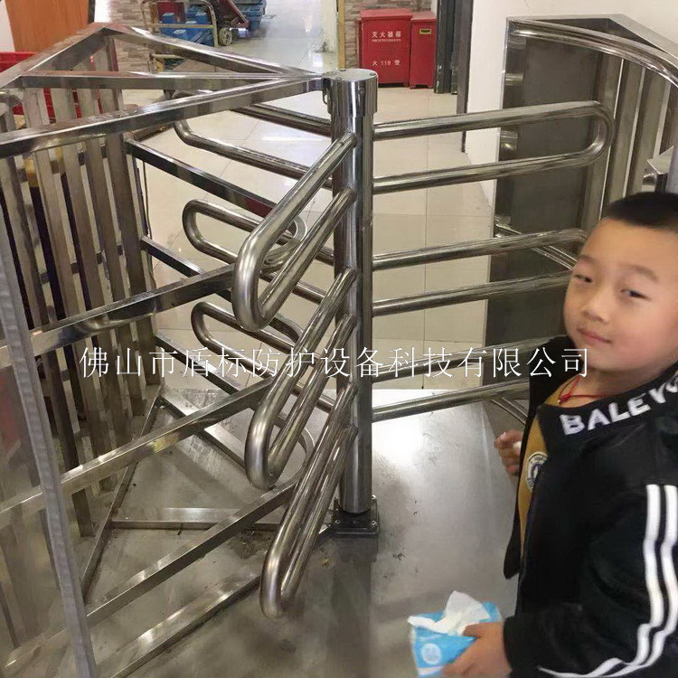 火车站单向全高门 行李过道单项门旋转闸 车站出入单向转闸