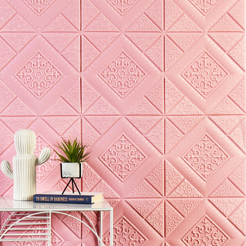 Wallpaper self-adhesive 3D three-dimensional background wall wallpaper foam wall stickers waterproof and moisture-proof room bedroom soft package decoration stickers