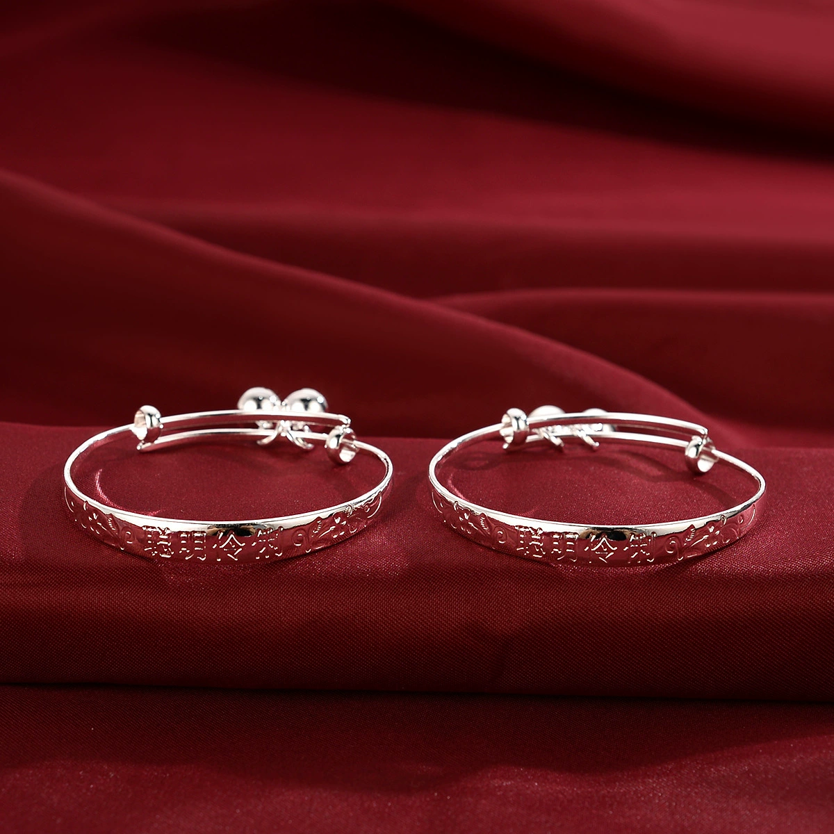 Children's silver bracelet, longevity lock, Birthday gift