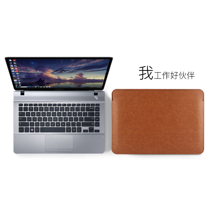 Suitable for Macbook Air/Pro 16 inch liner bag 2019 new notebook leather PU protective case