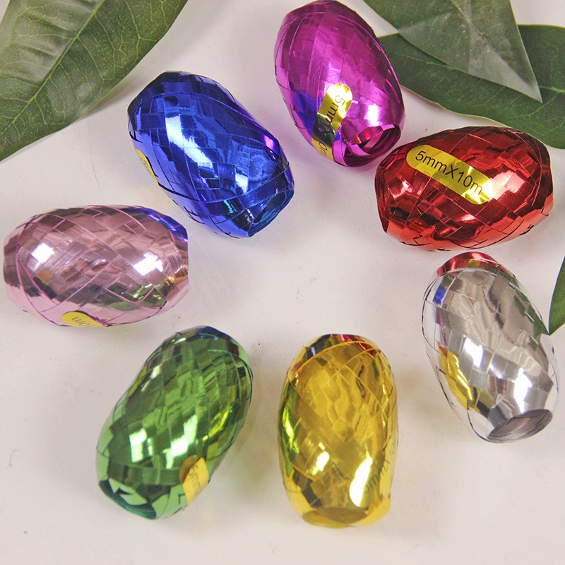 Макет свадебной комнаты яркая поверхность подходит для 10 метров ленты для регби украшение на день рождения воздушный шар лента галстук веревка 6 шт.