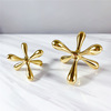 Modern and minimalistic creative brass table jewelry, decorations