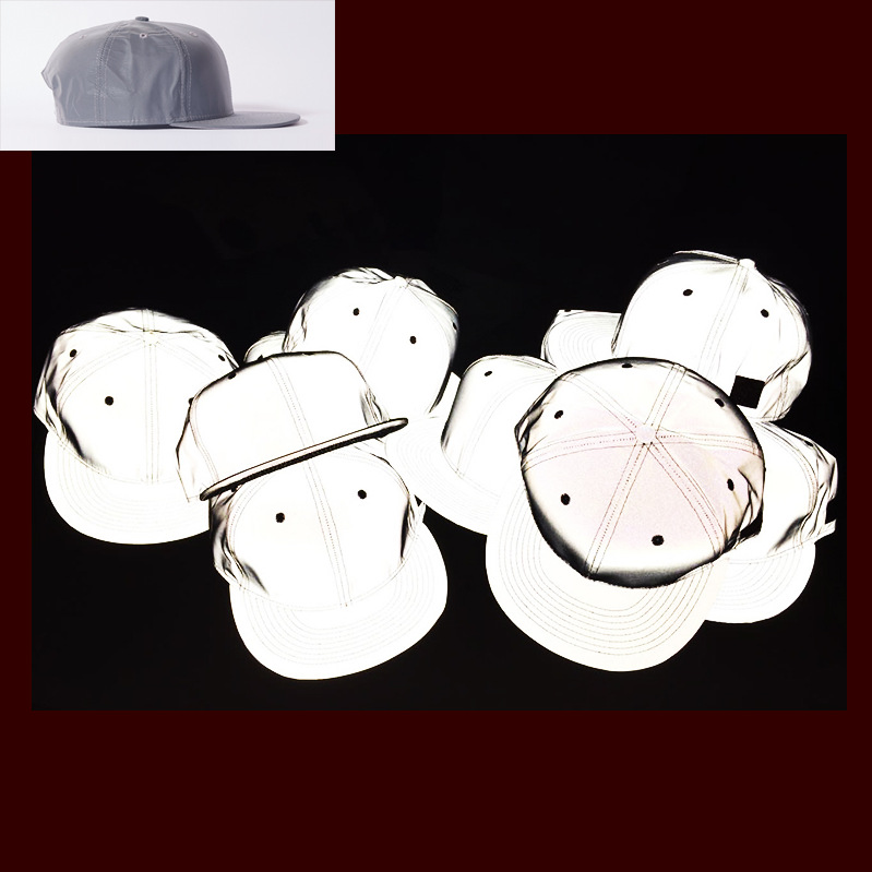 厂家批发高亮反光棒球帽男女均可青年学生街头新款鸭舌反光帽现货