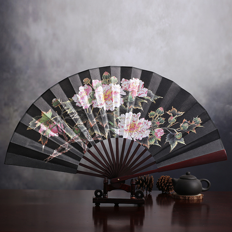 10 인치 검은 모란