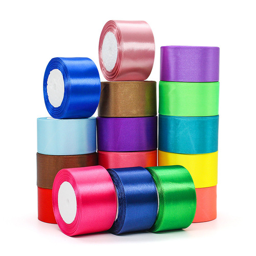 Manufacturer wholesale 5cm clothing accessories ribbon polyester webbing wedding decoration ribbon gift box packaging ribbon